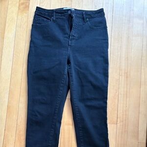 Everlane Curvy High-Rise Skinny Jeans Black W30 L28